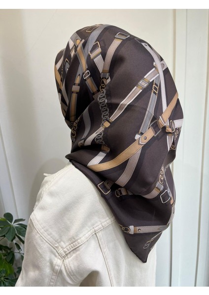 Saf Ipek Eşarp 4200D (T)-35 Kahve modelleri