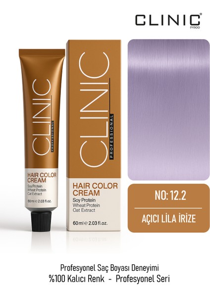 No: 12.2 Saç Boyası – Hair Color Cream 60 ml - Açıcı Lila Irize