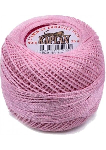 Kaplan Etamin ve Kanaviçe Ipi 8 No Kod/renk: Pudra -