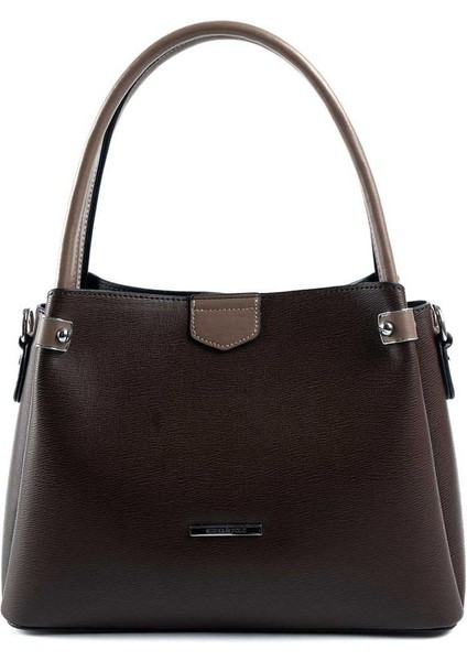 Kahve - Vizon SP1254 Kadın El Çantası