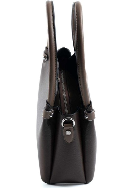 Kahve - Vizon SP1254 Kadın El Çantası modelleri