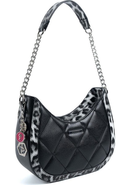Leopar Siyah SP1168 Kadın Omuz Çantası fiyatları