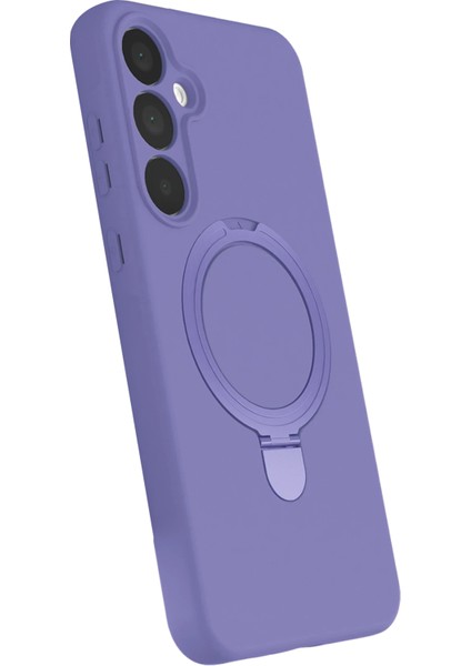 More-Tr Newface Samsung Galaxy A15 4g Regal Magsafe Standlı Kapak - Lila fiyatları