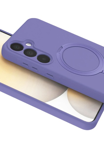 More-Tr Newface Samsung Galaxy A15 4g Regal Magsafe Standlı Kapak - Lila fırsatları