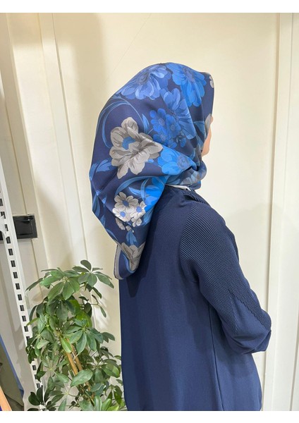 Saf Ipek Eşarp 4219D (T)-60 Lacivert modelleri