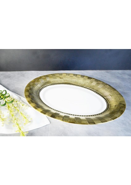 Servis Oval Stella Dama Gold 37 cm SER-800417