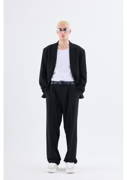 Klasik Oversize Takım Elbise Siyah fırsatları