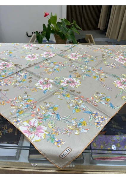 Saf Ipek Eşarp 4210D (T)-07 Vizon fırsatları