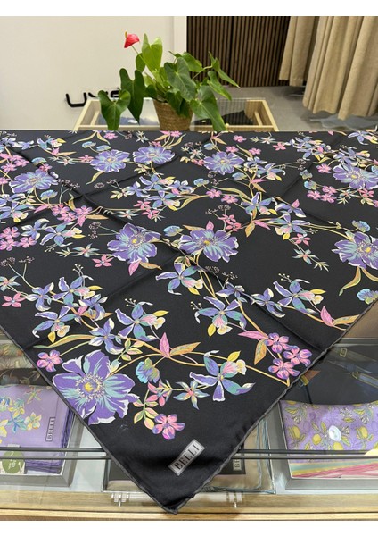 Saf Ipek Eşarp 4210D (T)-88 Siyah modelleri