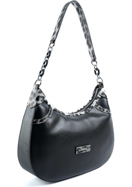 Leopar Siyah SP1255 Kadın Omuz Çantası fiyatları