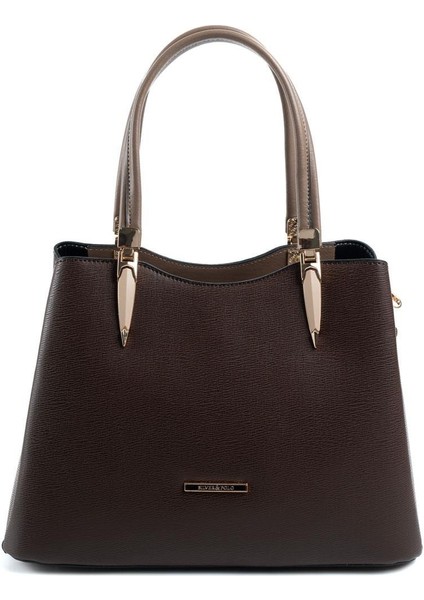 Kahve - Vizon SP1205 Kadın El Çantası