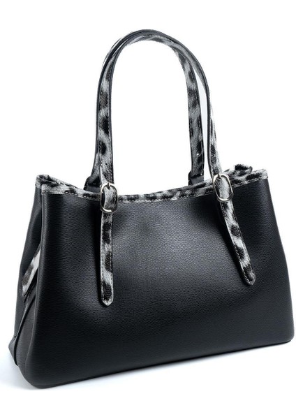 Leopar Siyah SP1252 Kadın El Çantası fırsatları