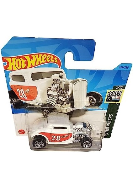 - ´32 Ford - Retro Racers 7/10 - HKH04 - Short Card - Socal - Beyaz - Mattel 2023 fiyatları