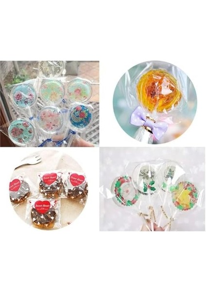 Spring Cake Pop Çubuğu ve Ambalaj Seti, 300 Parça: Lolipop Çubukları, Şeffaf Poşetler ve Metalik Burgu Bağlar ile Kurabiye, Şekerleme ve Çikolata Yapımı Için Uygun fiyatları
