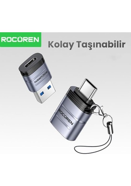 Type-C To USB 3.2 5gbps Otg Çevirici Dönüştürücü Adaptör modelleri