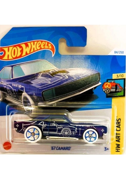 Tekli Arabalar 67 Camaro HTB74 modelleri