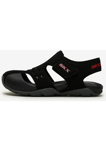 SİDE WAVE Büyük Erkek Çocuk Siyah Sandalet - 92330L BKCC