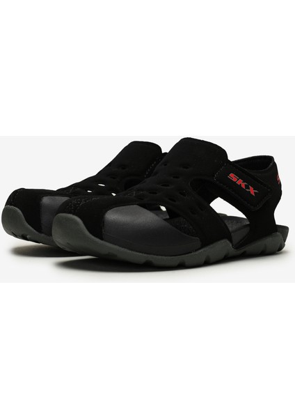 SİDE WAVE Büyük Erkek Çocuk Siyah Sandalet - 92330L BKCC modelleri