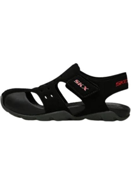 SİDE WAVE Büyük Erkek Çocuk Siyah Sandalet - 92330L BKCC