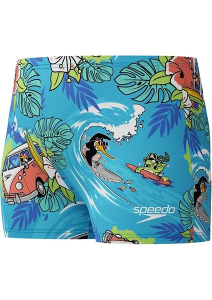 Speedo Alv Asht Im Blue Erkek Çocuk Mayosu 8-00323118238 Mavi indirimleri