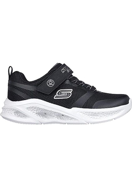 Skechers Meteor - Lights Büyük Erkek Çocuk Siyah Işıklı Spor Ayakkabı 401675L Bkgy