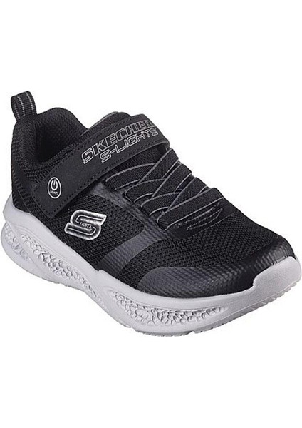 Skechers Meteor - Lights Büyük Erkek Çocuk Siyah Işıklı Spor Ayakkabı 401675L Bkgy