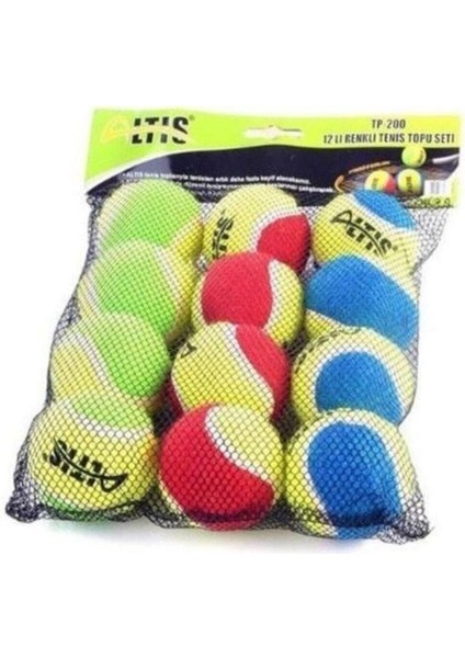 Tp-200 12'li Tenis Topu Renkli fiyatları