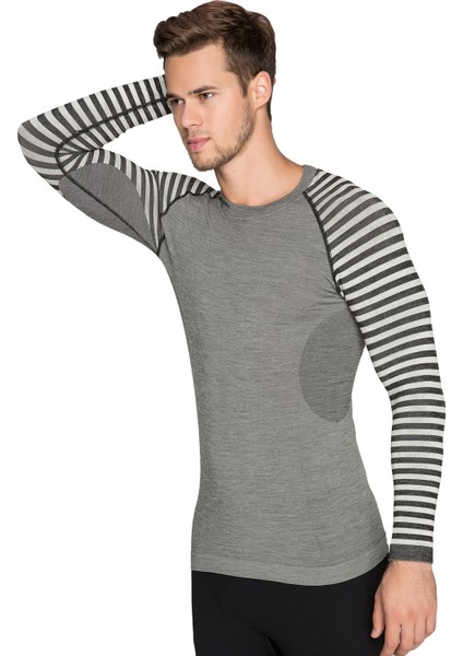 Ultimate Merino Erkek Seamless Termal Sweatshirt fiyatları