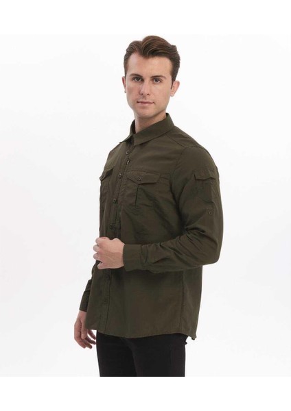 Odina Erkek Gömlek-Yeşil