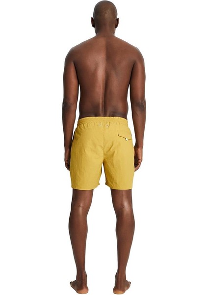 Erkek Deniz Şortu Sarı EM190-YL
