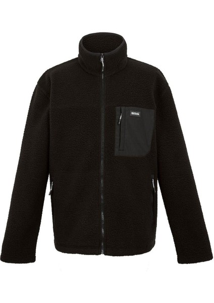 Frankie Borg Fleece Erkek Polar-Siyah