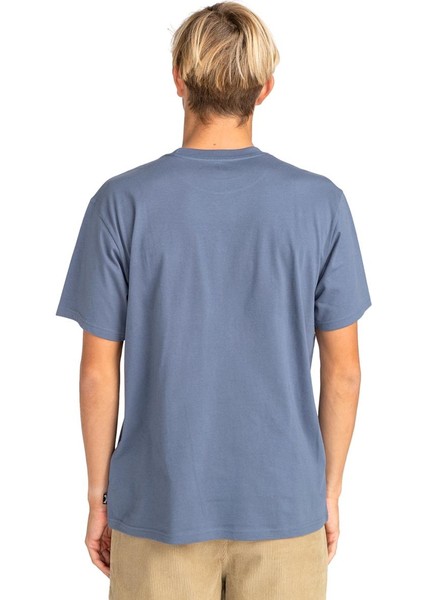 Stacked Arch Pkt Erkek Mavi Tişört