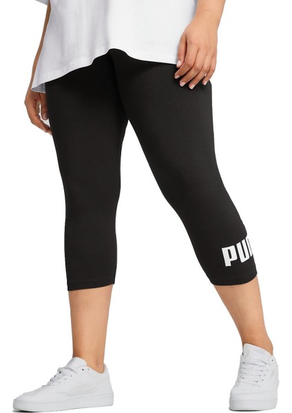 68243001 Ess No. 1 Logo 3/4 Kadın Spor Tayt