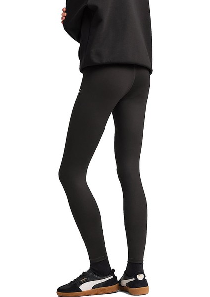 ESS Logo Poly Tights Siyah Kadın Tayt