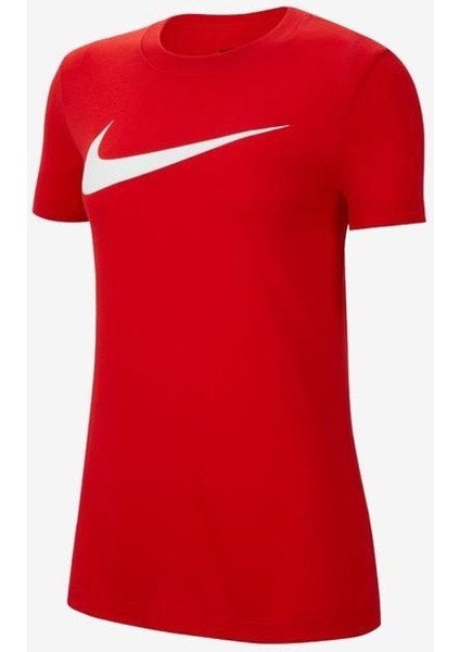 W Nk Df PARK20 Ss Tee Hbr CW6967-657 Kadın Tişört