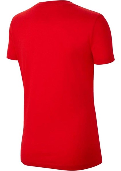 W Nk Df PARK20 Ss Tee Hbr CW6967-657 Kadın Tişört