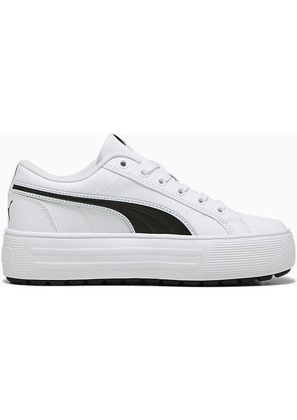 392320 02 Kaıa 2.0 Puma White-Puma Black Yetişkin Kadın Tennıs Sneaker