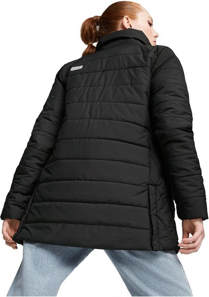 Essentials Padded Kadın Siyah Mont