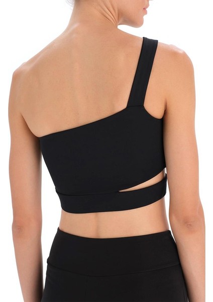 Siyah Dagi Active Çapraz Askılı Spor Sütyeni