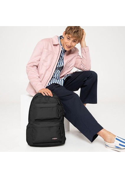 Padded Double Siyah Unisex Sırt Çantası