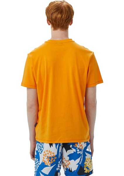 NP0A4IE6A701-S-VALDOR Ss Turuncu Relaxed Erkek T-Shirt fırsatları