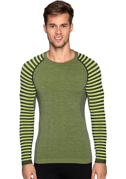 Ultimate Merino Erkek Seamless Termal Sweatshirt fırsatları