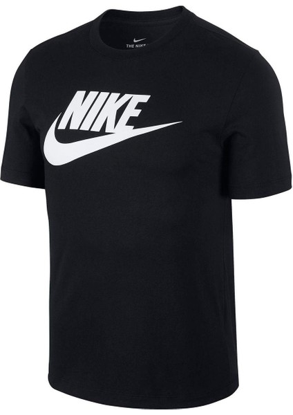 M Nsw Tee Icon Futura Erkek Siyah T-shirt - AR5004-010