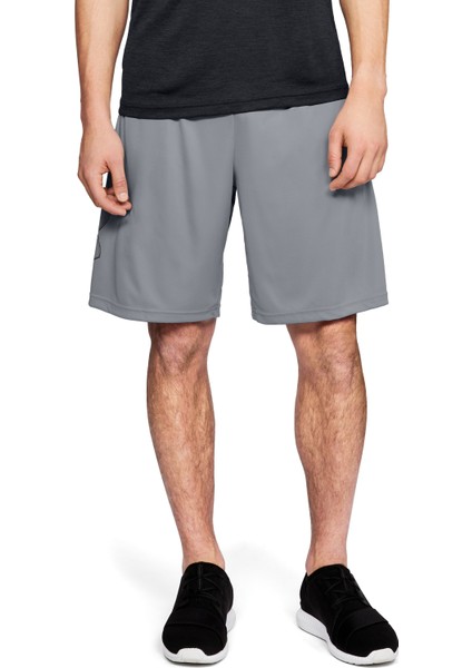 UA Tech Graphic Short 1306443-035 Erkek Gri Spor Şort modelleri