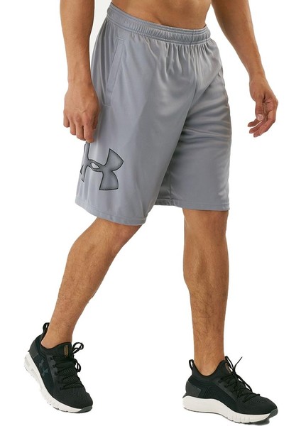 UA Tech Graphic Short 1306443-035 Erkek Gri Spor Şort indirimleri