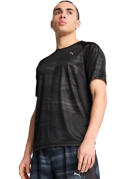 Run Velocıty Aop Tee M-Black
