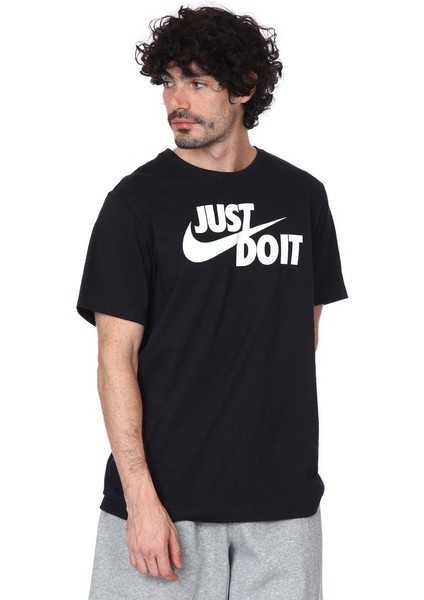 M Nsw Tee Just Do It Swoosh Erkek Siyah T-shirt - AR5006-011 indirimleri