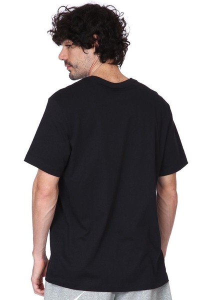 M Nsw Tee Just Do It Swoosh Erkek Siyah T-shirt - AR5006-011