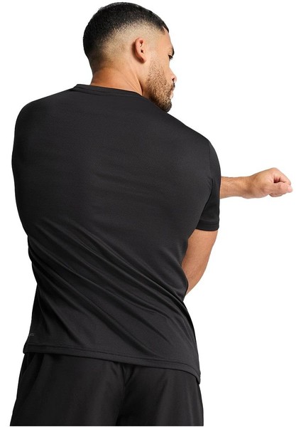 Erkek Puma M Tad Ess Poly Texture Tee Siyah Erkek T-Shirt