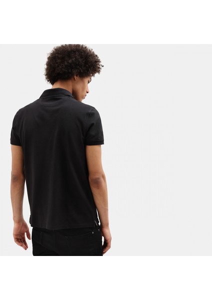 Pique Short Sleeve Polo Erkek Siyah T-Shirt TB0A26N40011 fiyatları